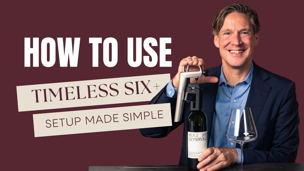 Comment verser avec le Coravin Timeless Système de préservation du vin